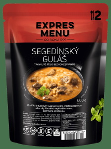 Segedínský guláš - dvě porce