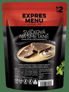 Svíčková na smetaně - dvě porce