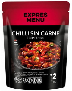 Chilli sin carne s tempehem - dvě porce