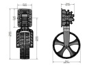 Přepravní kolečka C-Tug Dinghy Wheels