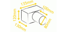 Vodotěsné pouzdro  Camera SLR - 455
